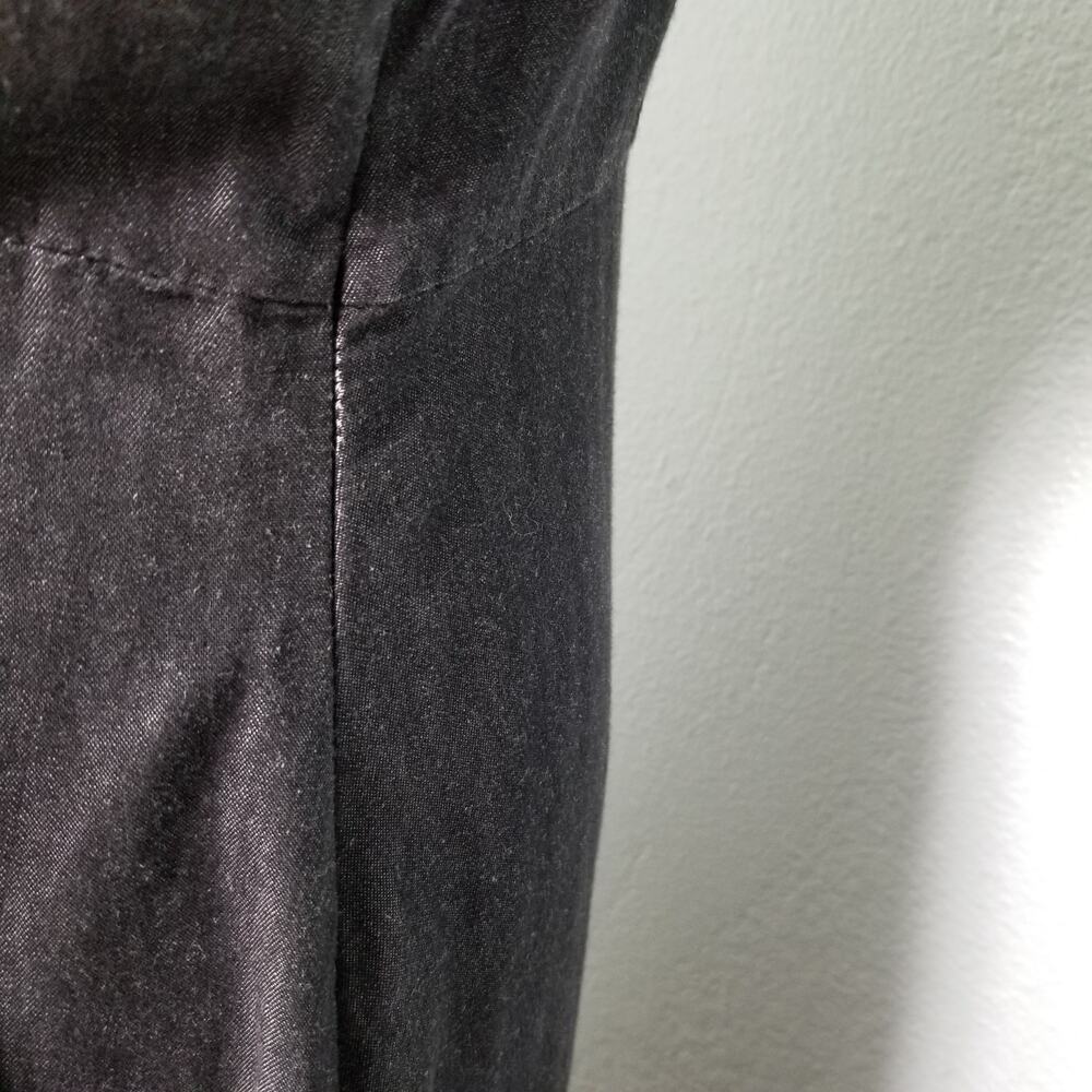 Denim-Look Ruffle Wrap Style Dress – Size L - Picture 7 of 10